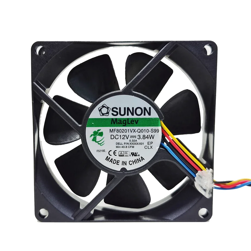 Для SUNON MF80201VX-Q010-S99 8020 охлаждающий вентилятор с 12 в 3 84 Вт 80*80*20 мм 4 провода 5Pin 725Y7