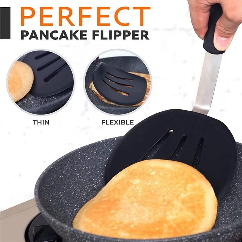 Акция! Шпатель с силиконовой ручкой шпатель для слива стейка используемый блинов