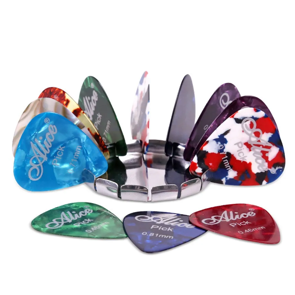 

High Quality Hot Practical Durable New Metal Tin Celluloid Part Random Color Electric Bass Guitar For Acoustic