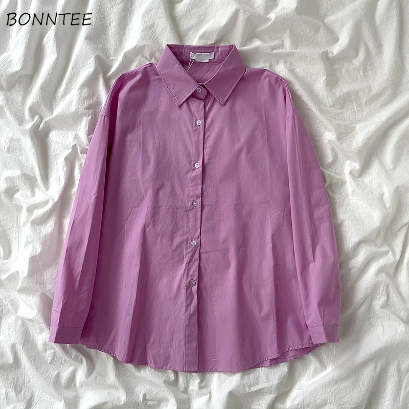 

Женские рубашки 12 цветов с отложным воротником, универсальная Осенняя мода, новинка, нежные, для отдыха, студентов, офиса, Дамская Уютная руб...