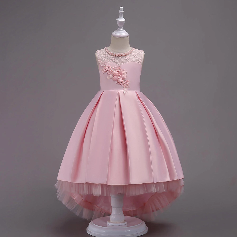 

Princess Flower Girl Dress Summer Tutu Wedding Birthday Party Kids Dresses For Girls Children's Costume Teenager Prom Clothes