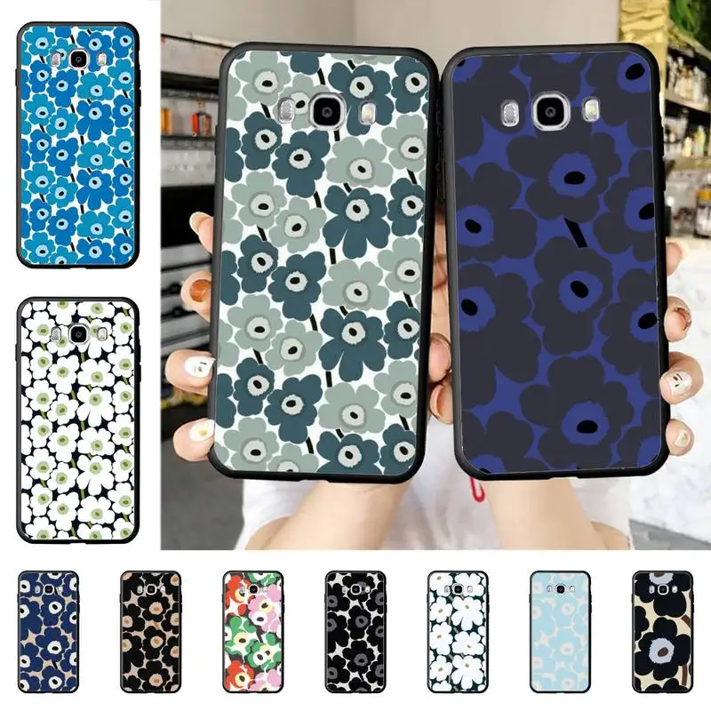 

Beautiful Colorful Poppy Flowers Phone Case for Samsung J 4 5 6 7 8 prime plus 2018 2017 2016 J7 core