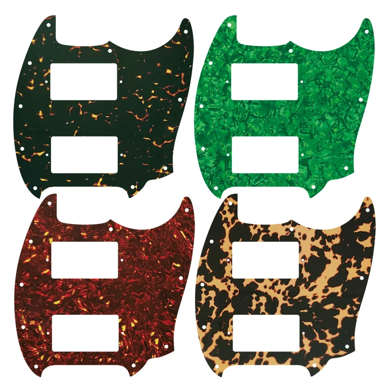 

Xin Yue Custom Parts Replacement For US Fender Mustang Classic Series Style Guitar Pickguard Whit Mustang HH PAF Humbucker Picku