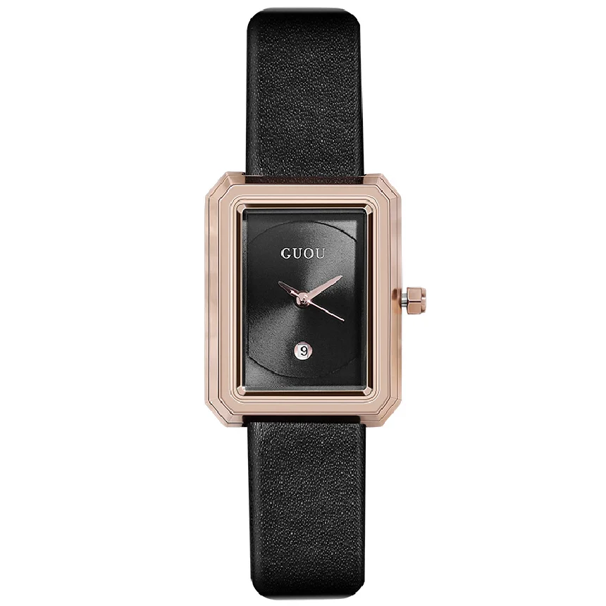 

2021 Fashion Guou New Small Dial Rectangle Women Watches Bracelet Watch Ladies Casual Quartz Watchwatch Montre Femme Reloj Muje