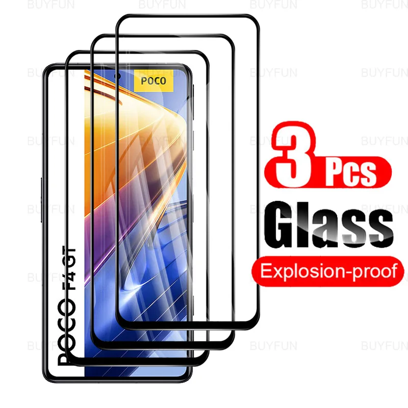 

3pcs HD Tempered Glass Film For Poco F4 GT 6.67inch Full Cover Screen Protector Film For Xiaomi Poco F4 GT Poko Poxo F 4GT F4GT