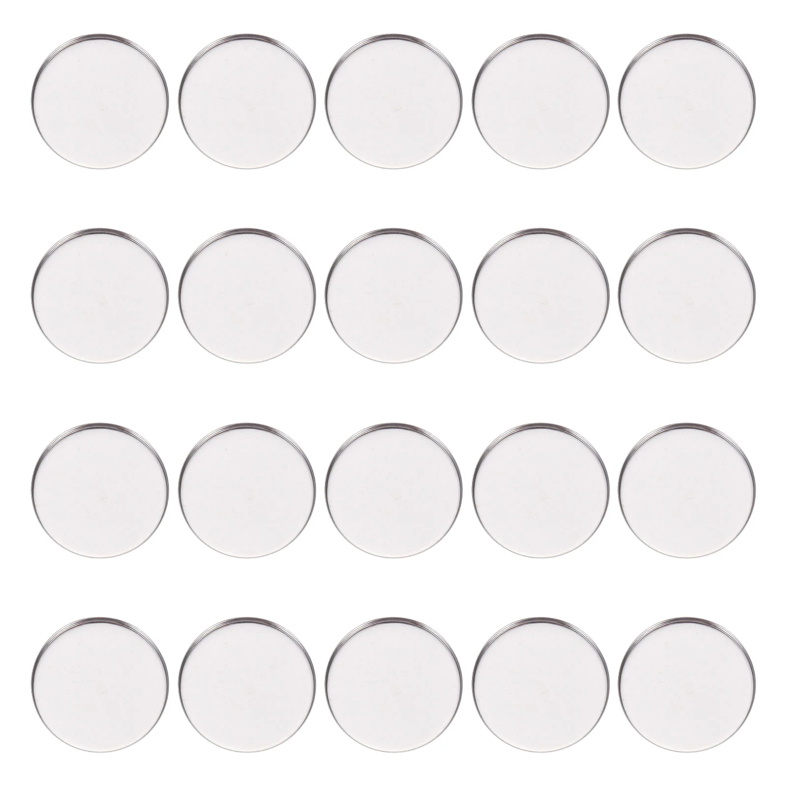 

20 шт., металлические контейнеры для теней для век