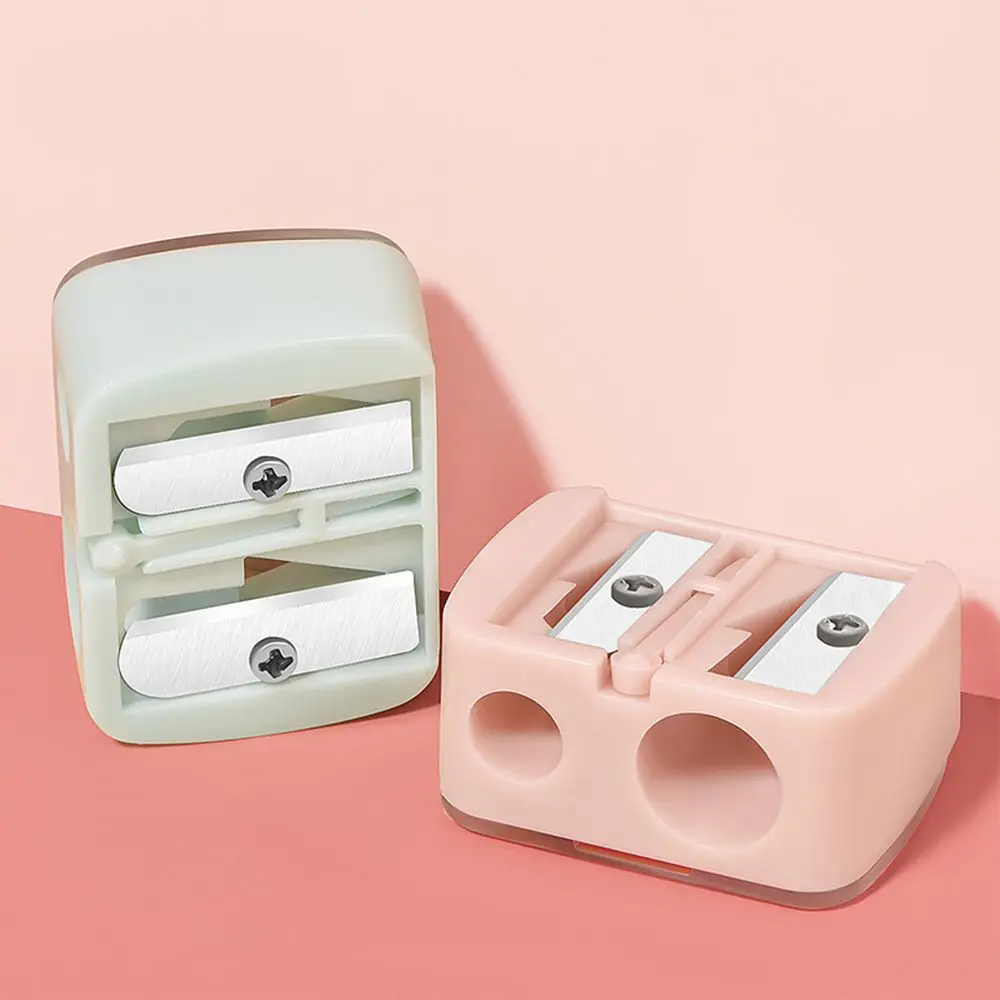 

1 шт., точилка для карандашей с двумя отверстиями