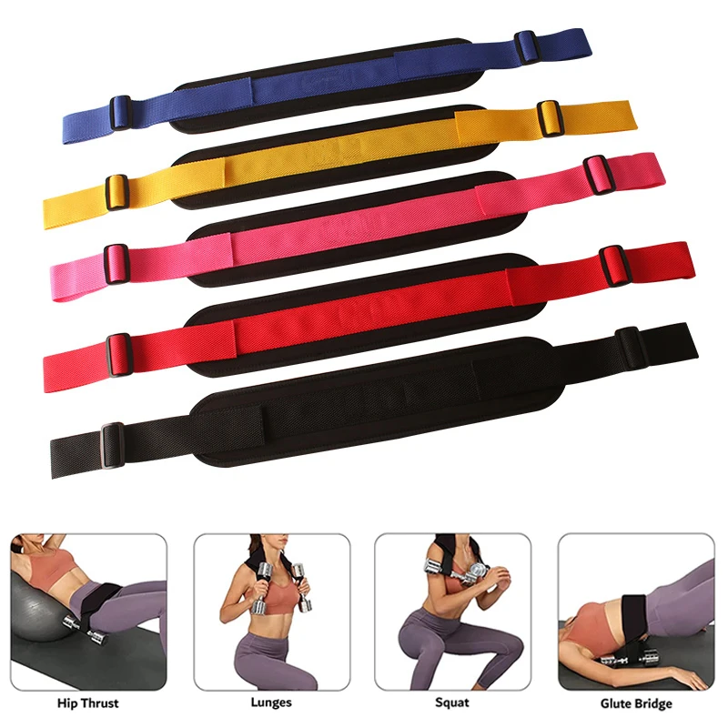 

Adjustable Hip Training Squat Glute Bridge Pad Hip Weight Thrust Belt