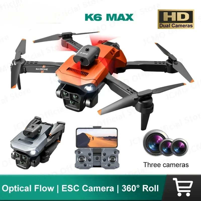 

HJ K6 MAX MINI Drone Remote Control Optical Flow Positioning Four-Way Obstacle Avoidance ECS 4K Camera RC DronToy