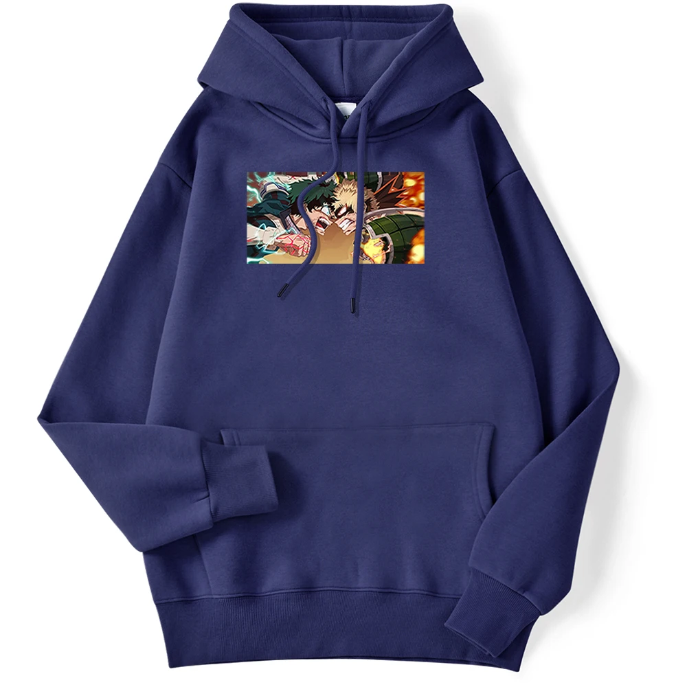

My Hero Academia Japan Anime Printing Men Hoodies Hip Hop Loose Menswear Autumn Crewneck Sweatshirt Street Warm Mens Hoodie 2022
