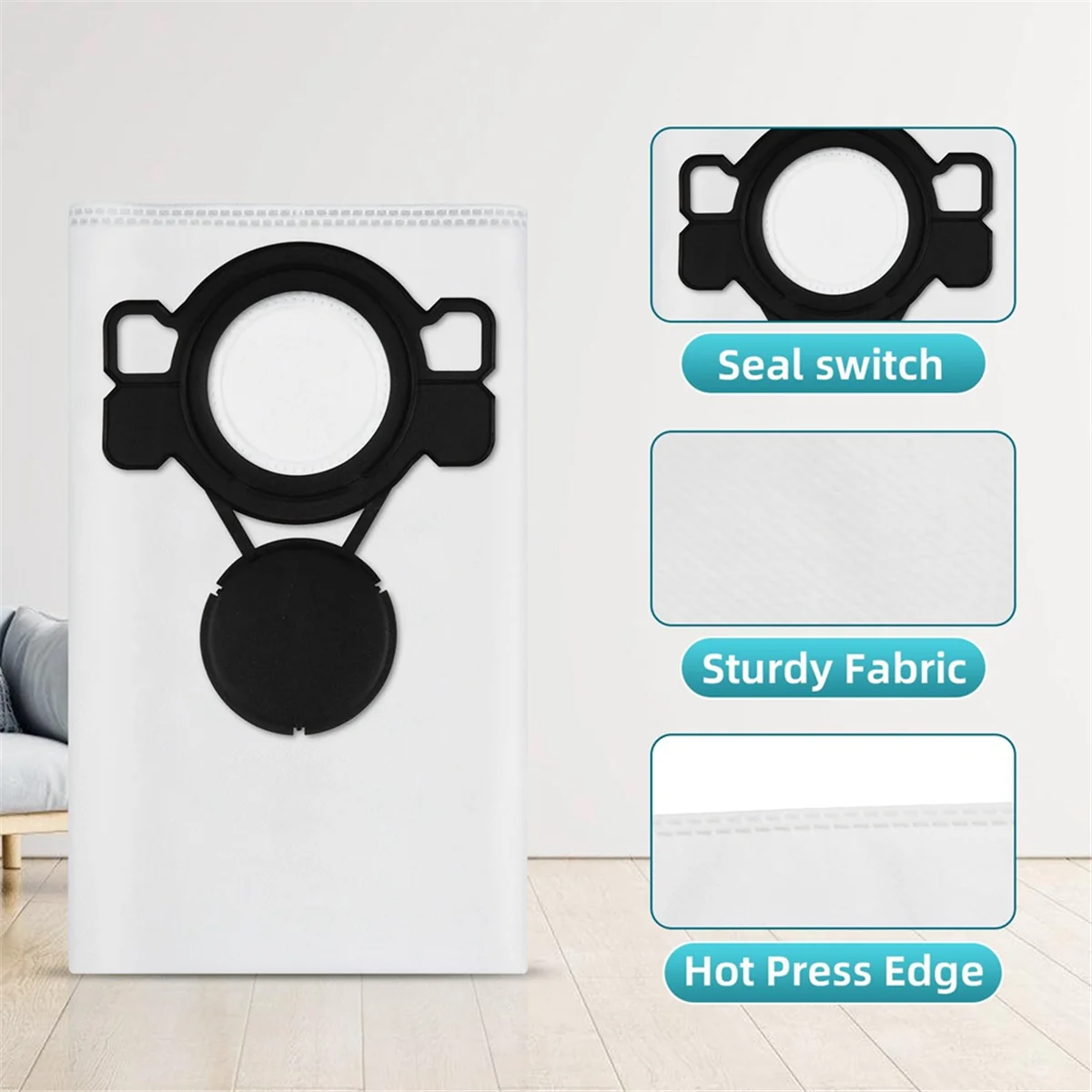 В 107418353 Фильтр-мешки для вытяжки влажной/сухой пыли Makita/вакуумная модель VC4210L