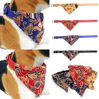 pet saliva towel dog bibs for small dogs collars tie necktie cat scarf puppy bandanas for cat triangular bow ties pet grooming