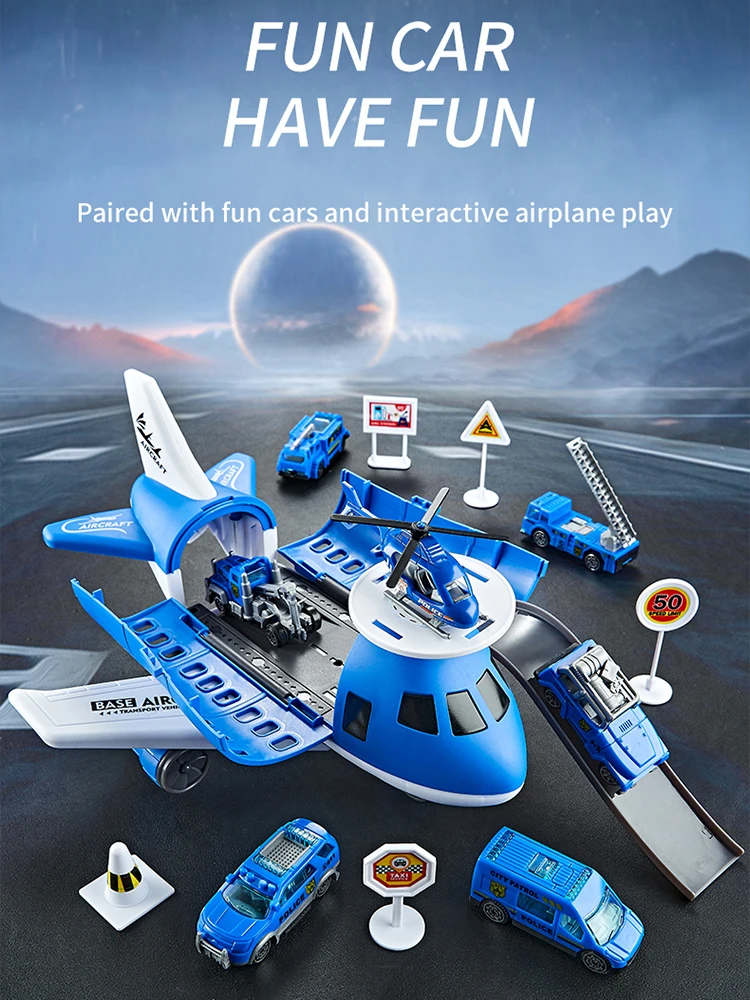 Разнообразие Тематических Игрушечных Транспортных Средств Самолеты Большая