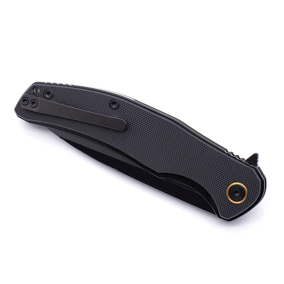 Ножи Miguron Velona Flipper карманный складной нож 14C28N черный лезвие из ПВД G10 Ручка