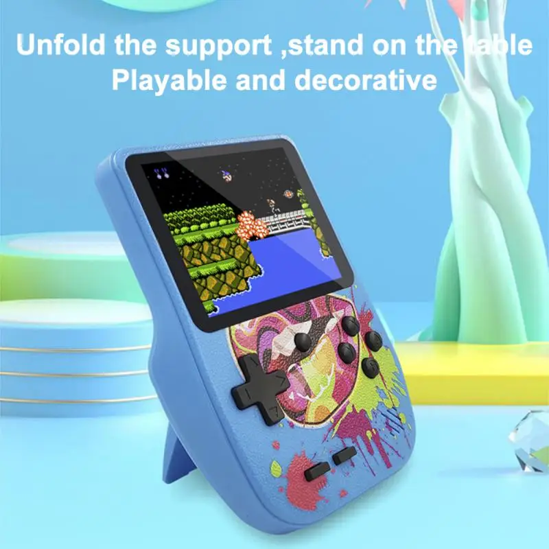 Портативные игровые приставки 3 5 дюйма 520 ретро-игр в 1 4-битный цветной ЖК-экран |