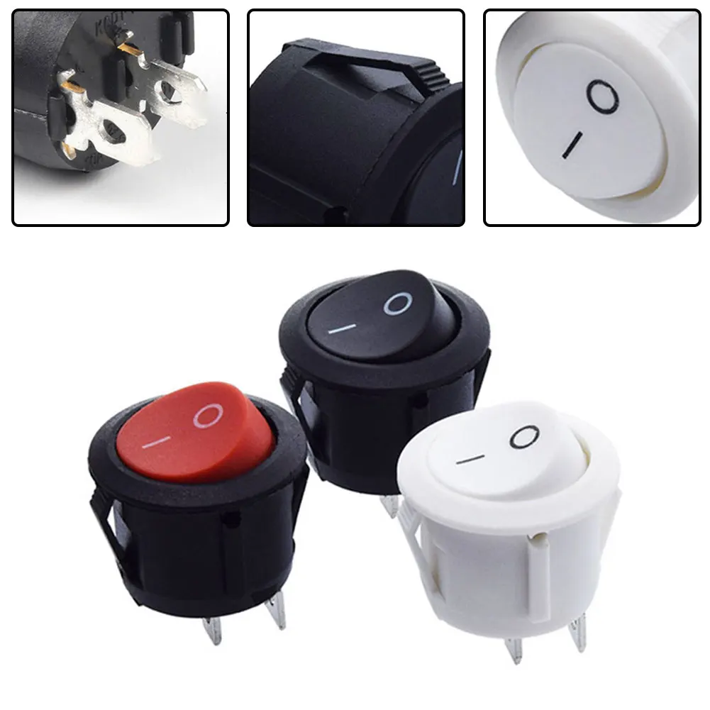 

Car Accessories Rocker Switches Switches SPST Camper 2PCS 6A250V For Camper Van For Caravan/Boat For Motorhome