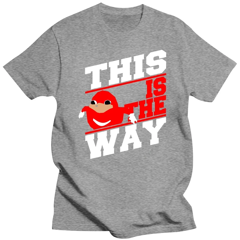 Ugandan Knuckles This Is The Way Мужская черная футболка футболки одежда