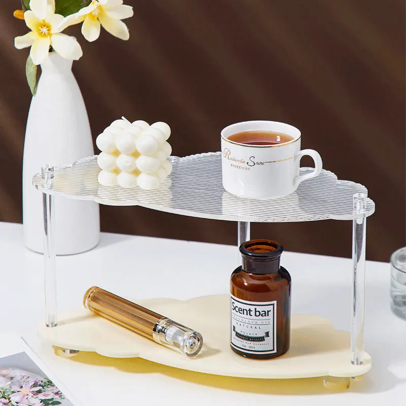 

Настольный акриловый стеллаж для духов Ins, роскошный туалетный столик, косметический стеллаж для хранения