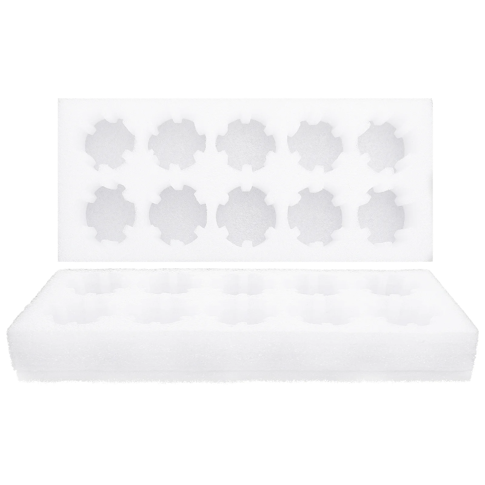 

2 Sets of Egg Trays Restaurant Home Egg Storage Boxes Kitchen Egg Holders