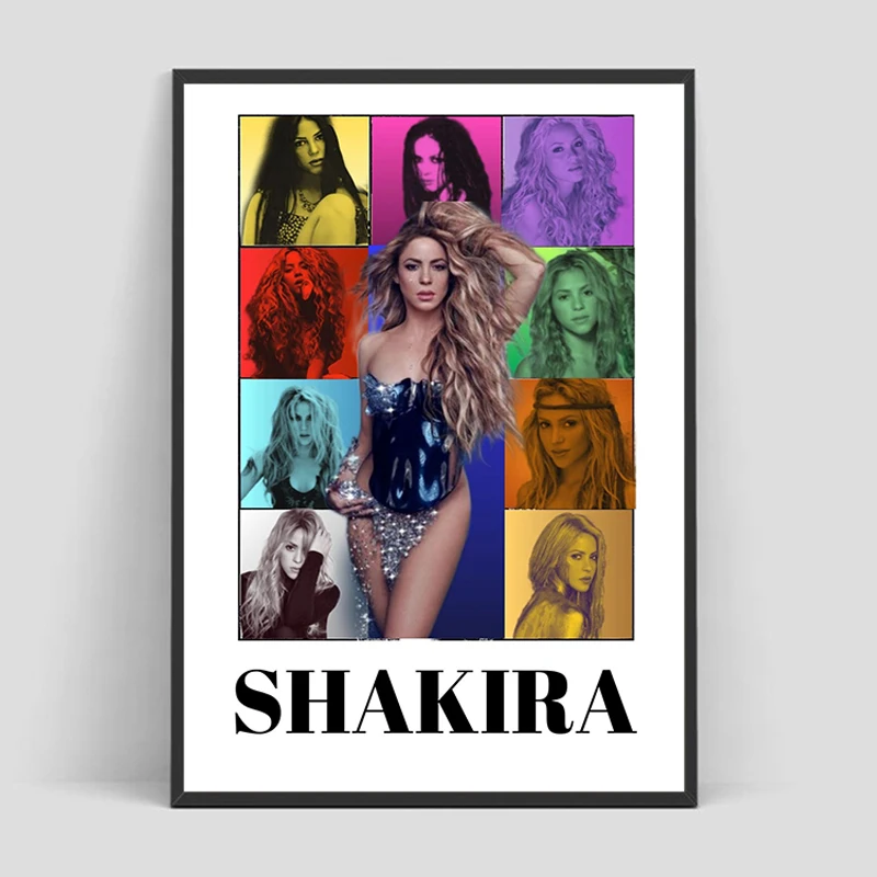 Настенный декор для комнаты эстетический певец Shakira Las постер украшения дома
