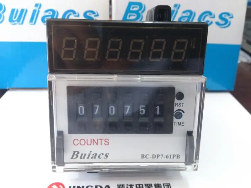 Jianli BUIACS электронный счетчик с цифровым дисплеем BC-DP7-61PB 220 В