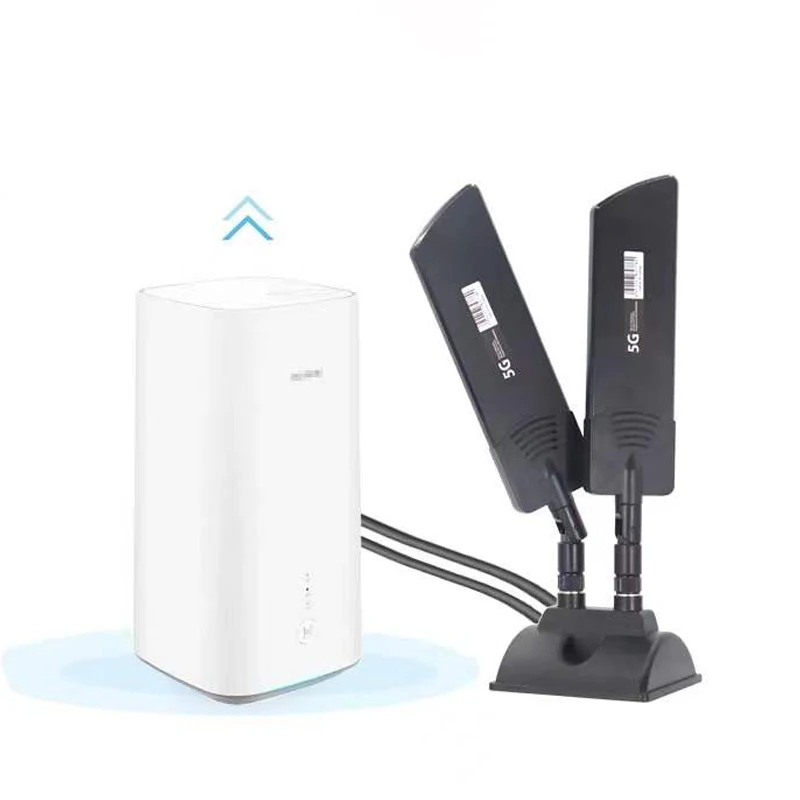 Factory Price 2*2 5G 4G LTE 3G GSM Aerial Omni External WiFi Wireless CPE Pro Router Antenna With TS9 SMA Male Magnetic Base