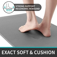 thickened pu leather floor mat kitchen waterproof non slip mat anti fatigue cushion cushioning comfortable rebound floor mat