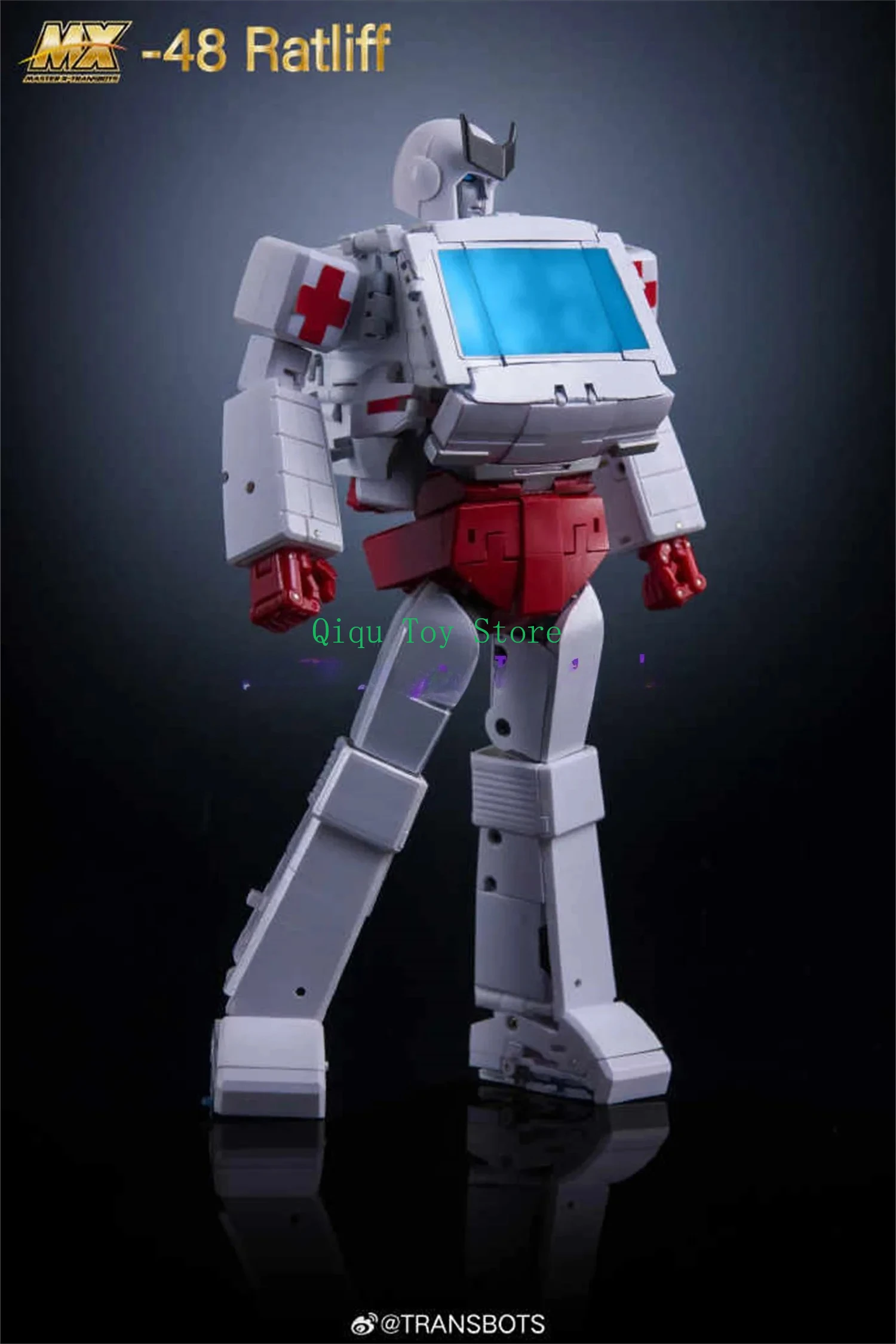 Фото В наличии X-Transbot MX-48 MX48 Ratchet Metallic G1 Коллекционная фигурка-игрушка в подарок №4