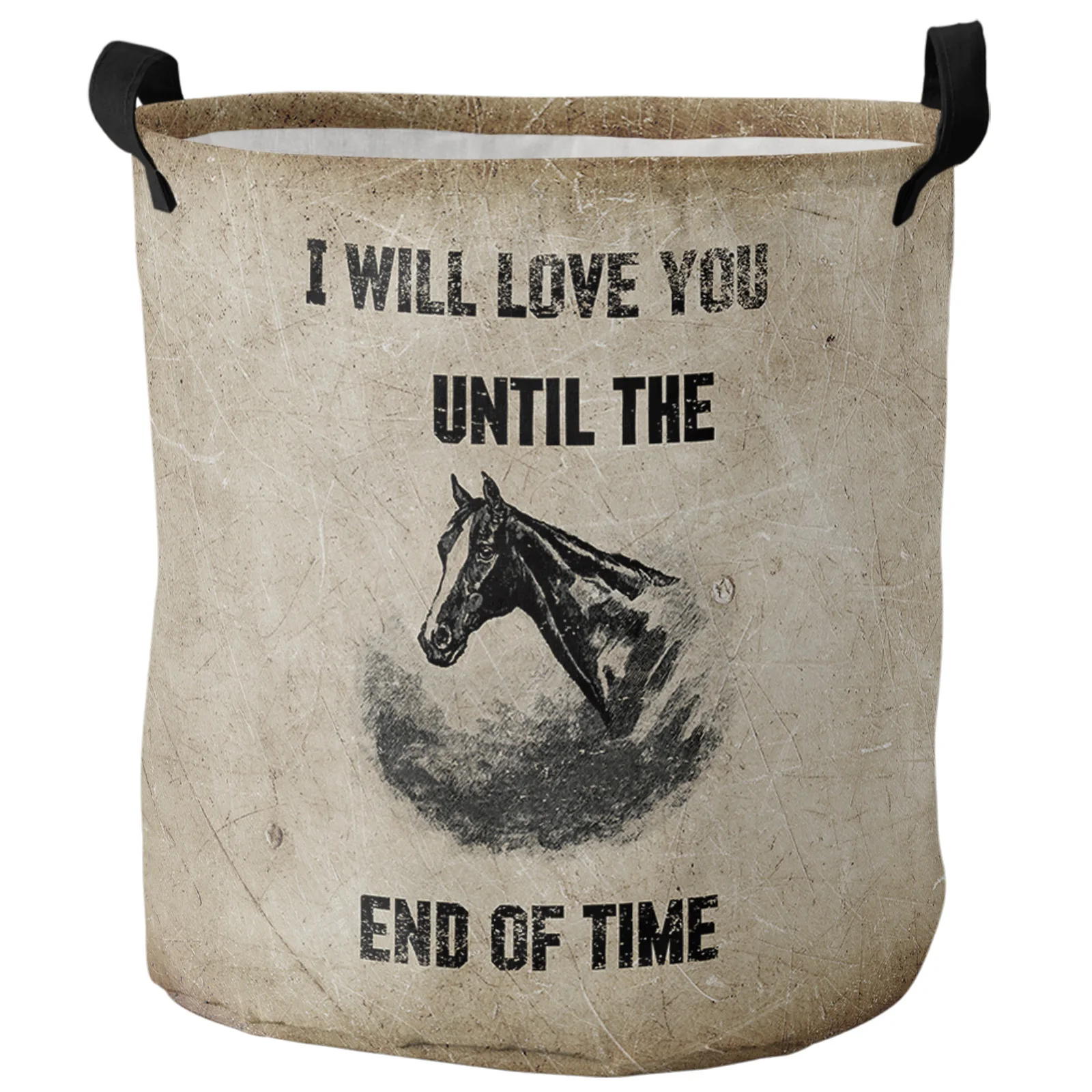 

Корзина для белья в стиле ретро с животными и лошадьми, корзина для хранения игрушек, складная корзина для грязной одежды, корзины для орган...