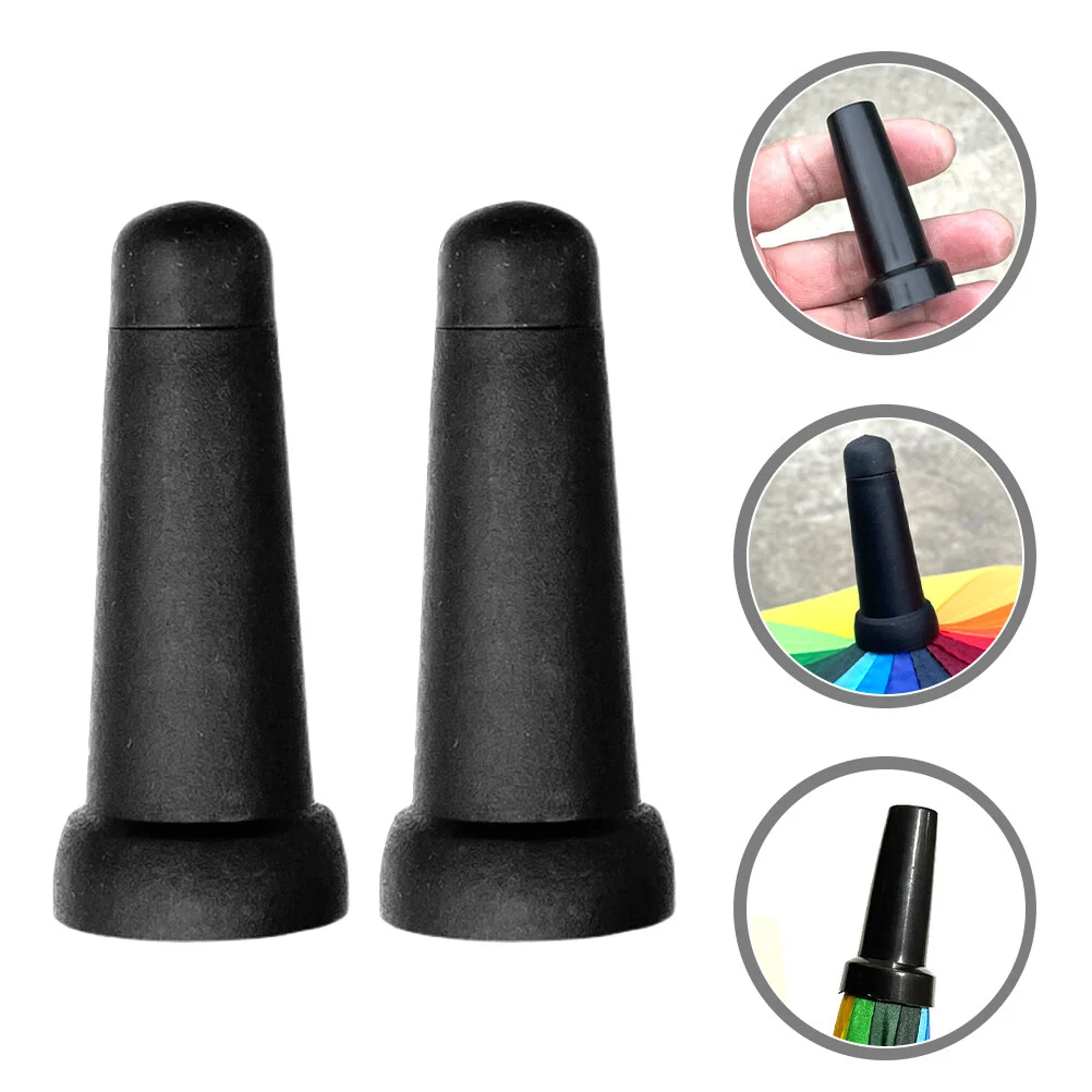 

2Pcs Umbrella Tops Cover Long Pole Umbrella Caps Umbrella Tops Caps Umbrella Repair Accessories