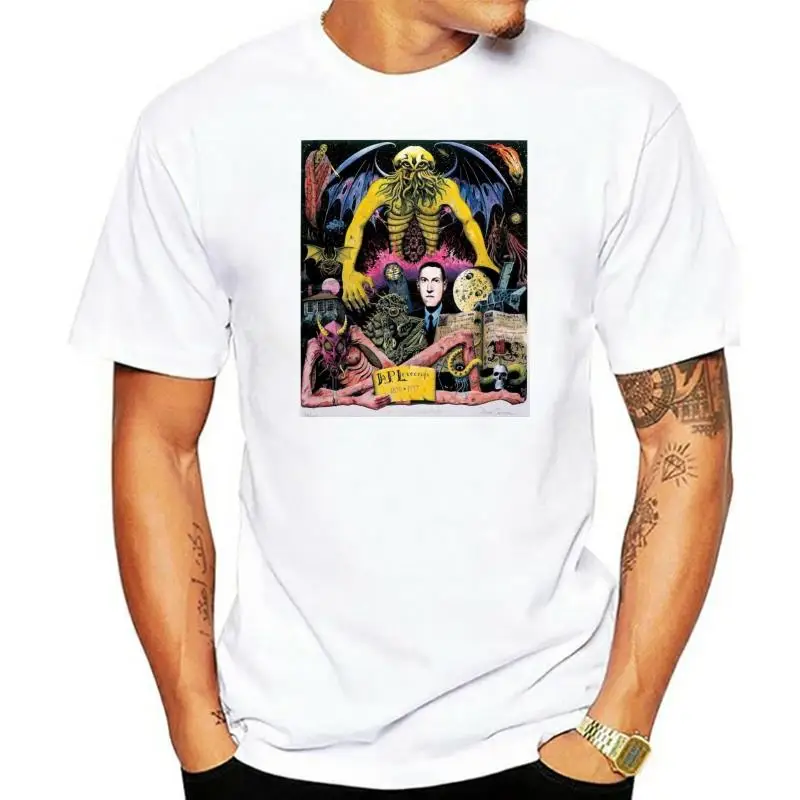 

Lovecraft T Shirt Lovecraft T-Shirt Classic Short Sleeve Tee Shirt Printed Cotton Cute Man 6xl Tshirt