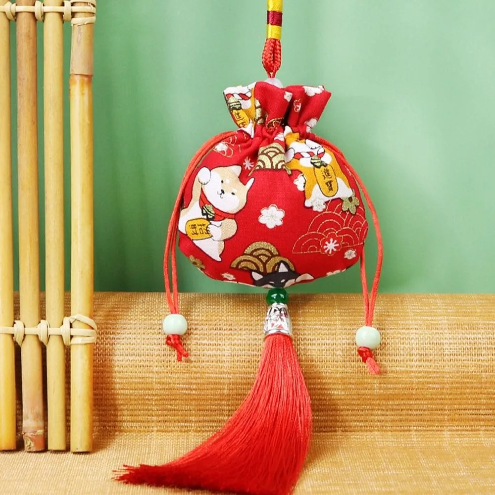 

Case Gift Pouch Flower Pattern Tassel Cloth Empty Sachet Women Jewelry Bag Chinese Style Storage Bag Purse Pouch