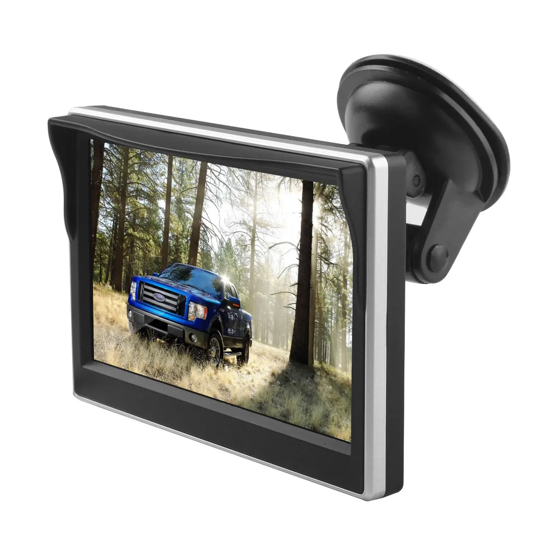 

5 Inch TFT LCD Car Rear View Monitor 480 x 272 HD Digital Color Auto Car Rearview Reverse Monitor Support VCD DVD GPS Cameras