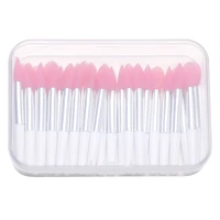 applicator makeup cosmetic plump smoother creative lipstick brush set exfoliating lipstick brush silicone lip brush