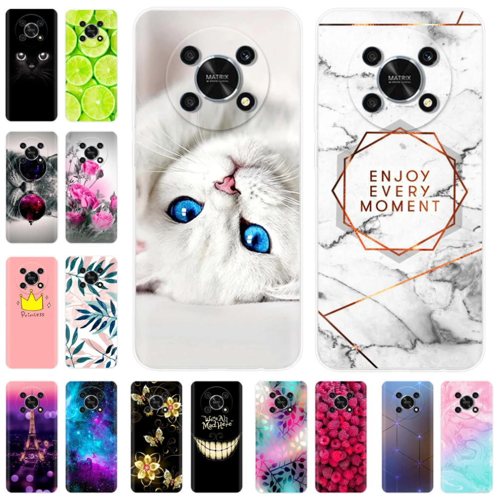 

For Honor X9 5G Case HonorX9 4G 2022 TPU Silicone Soft Cartoon Clear Case for Huawei Honor X9 5G Phone Cover Coque X 9 6.81''