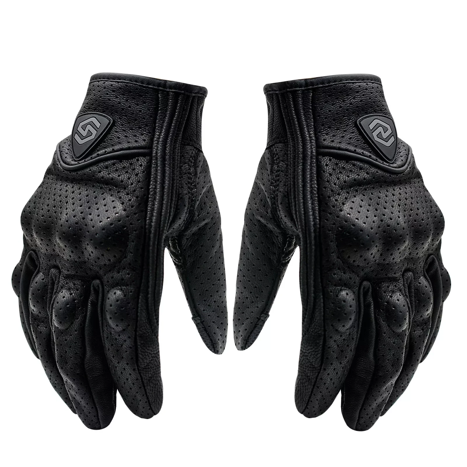 

Мотоциклетные Перчатки, износостойкие дизайнерские ветрозащитные теплые дышащие кожаные перчатки для сенсорных экранов, аксессуары для е...