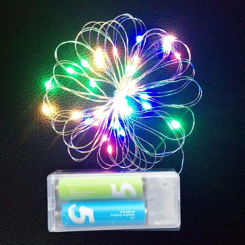 

LED Fairy Lights Copper Wire String Holiday Outdoor Lights 1M 2M 3M Garland Lighting Christmas Tree Wedding Party Decoration