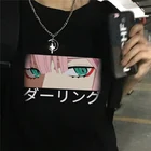 Женская футболка с рисунком в стиле Харадзюку, свободного покроя