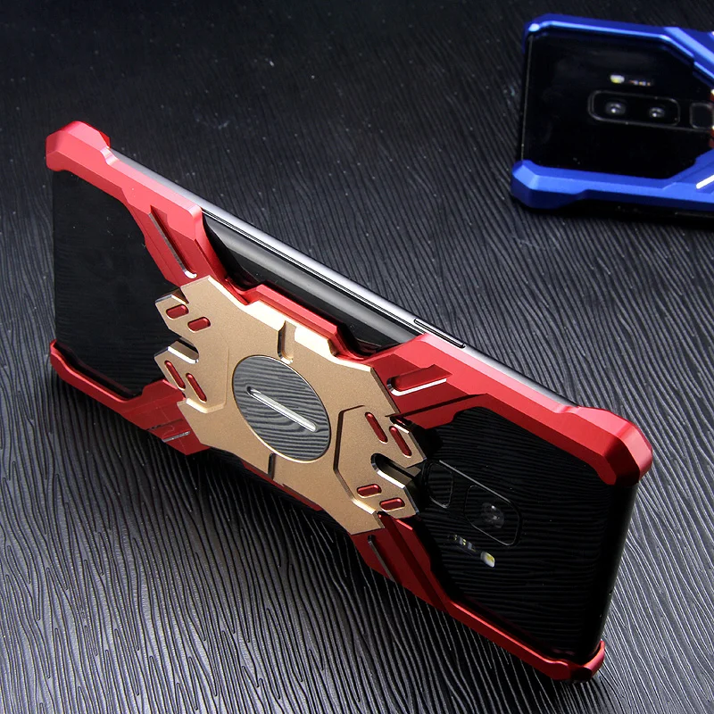 Dropshipping Sipder Iron Slim Bat Metal Aluminum Bumper For Samsung Galaxy S10+Plus S10e S9 Note 10+ 9 8 A9 2018 Frame Cover