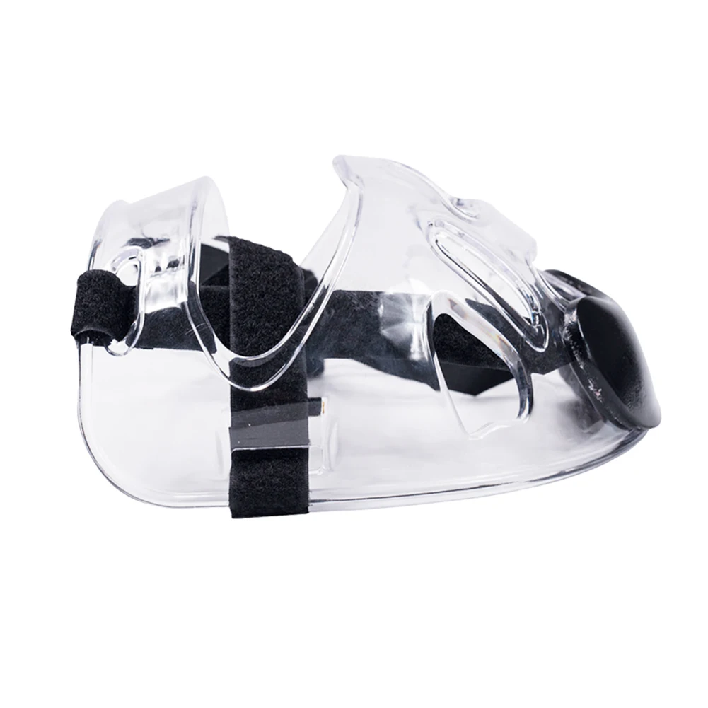 

Регулируемые полоски, спортивное Защитное снаряжение для ногами, бокса, щит для лица, тхэквондо для маски, прозрачный съемный полноразмерны...