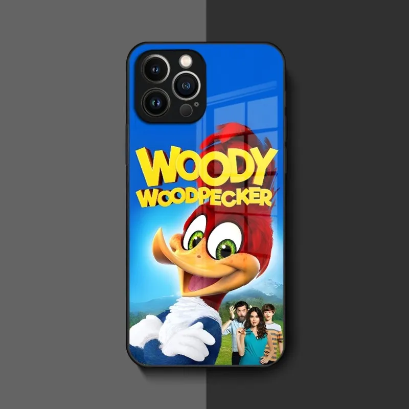 Роскошный чехол Woodpecker для телефона Iphone 14 12 11 13 Pro Max Mini X 8 Xr Xs 7 Puls 6 из стекла