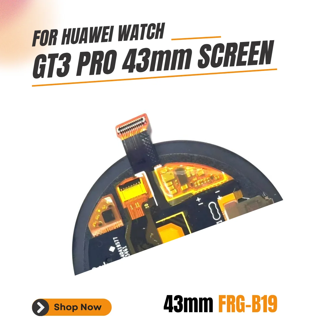 Для Huawei Watch GT 3 Pro FRG-B19 43 мм: Замена ЖК-экрана, сенсорный дисплей, дигитайзер (art.: 3920d96082cbf) - 3920d96082cbf