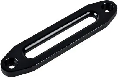 

10-дюймовая 254 мм черная хромированная заготовка из алюминия Hawse Fairlead 8000-15000 LBs синтетическое крепление лебедки для внедорожника ATV UTV