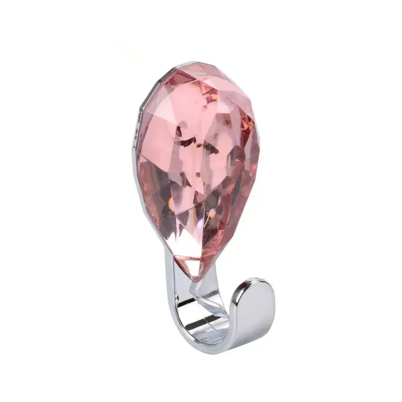 Key & Kitchen Also Use Pink/green/blue/gold/yellow/clear Exquisite Nail Free Wall Mount Bathroom Hardware