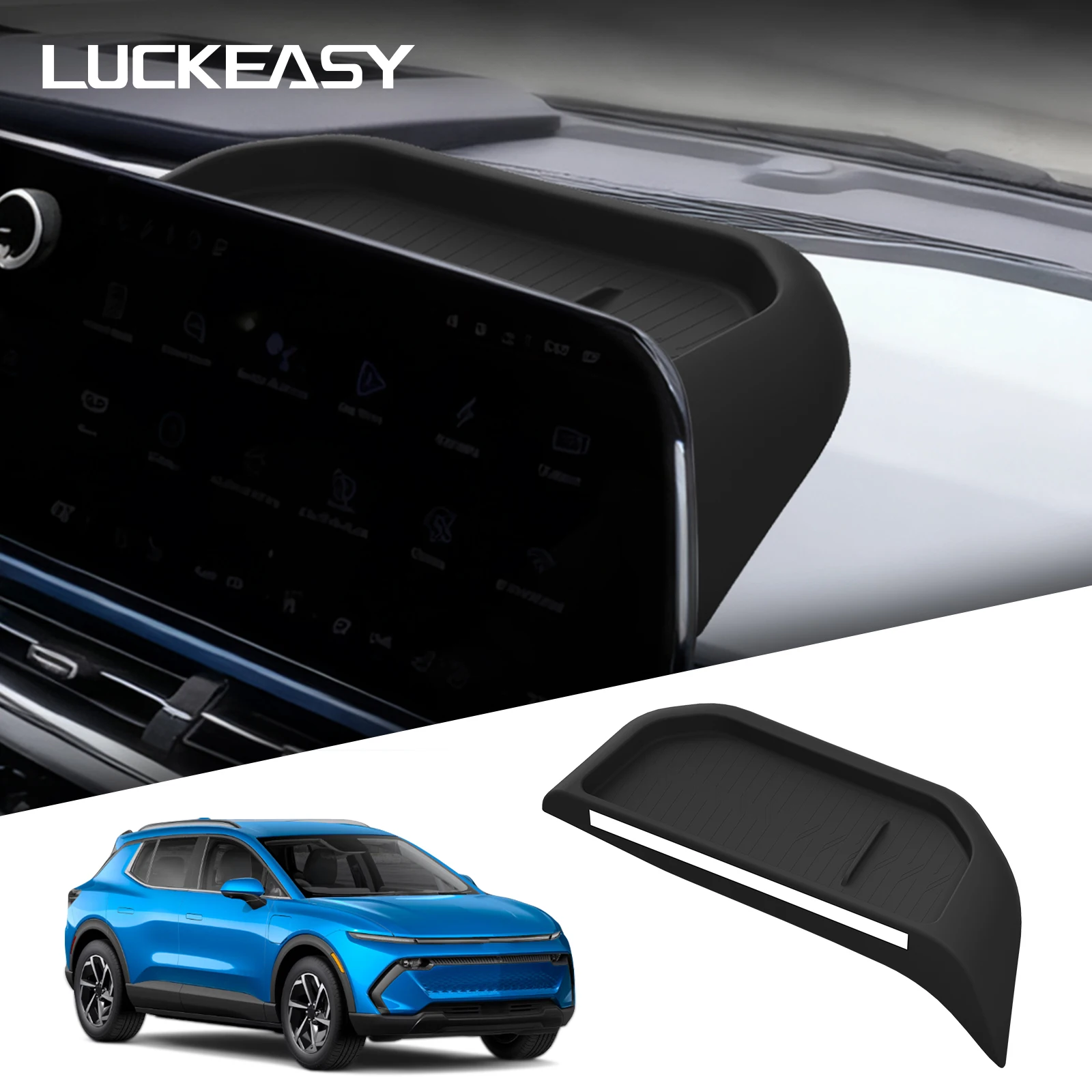 Фото Для Chevrolet Equinox EV 2024 2025, центральный экран управления, задний ящик для хранения, аксессуары для салона автомобиля, лоток для хранения приборной панели №1