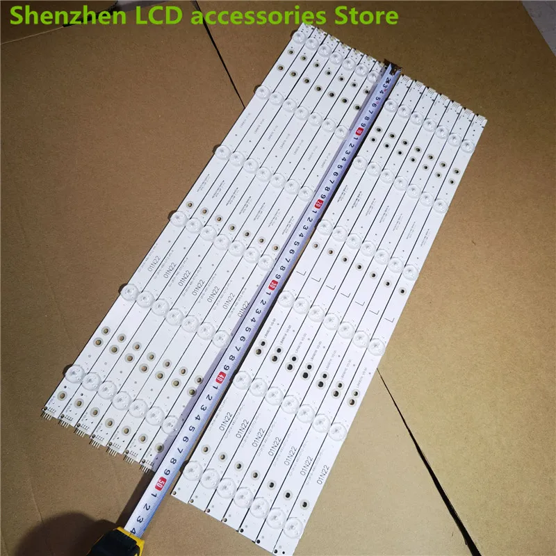 Фотовспышка для 49 '49PUS6401 49PUS6501 49PUH6101 49PUS6561/12 12LED 3V 1005 мм