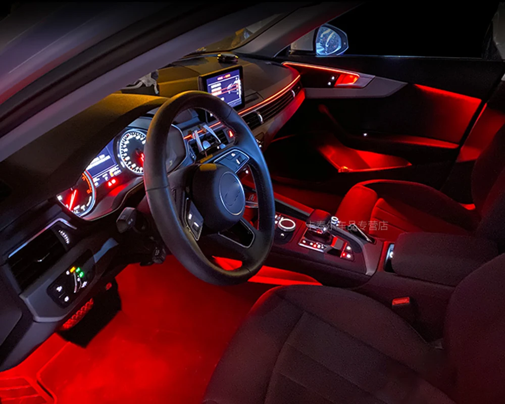 Панель сисветодиодный для салона автомобиля 32 цвета Audi A4 S4 A5 S5 2017-2021 |