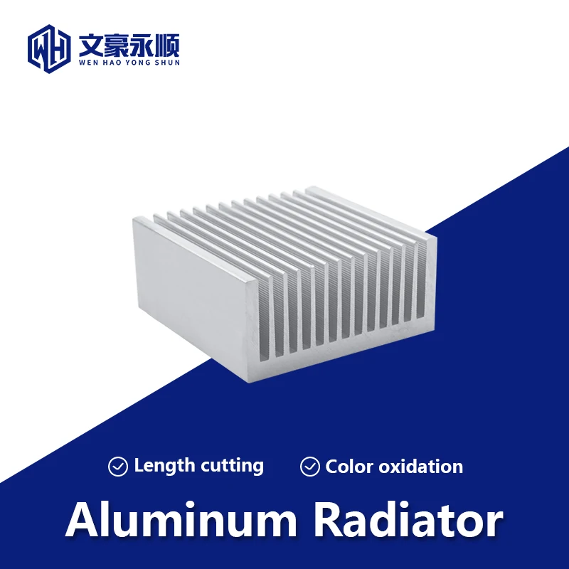 

Aluminum Alloy Heat Sink Custom Length 99×45MM Dense Tooth Power Amplifier Radiator Profile Thermal Conduction Module