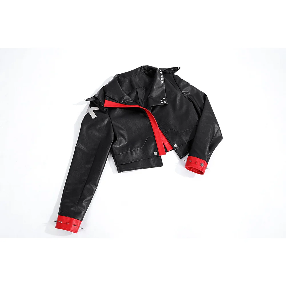 Женская куртка из искусственной кожи для косплея Arcane Vi