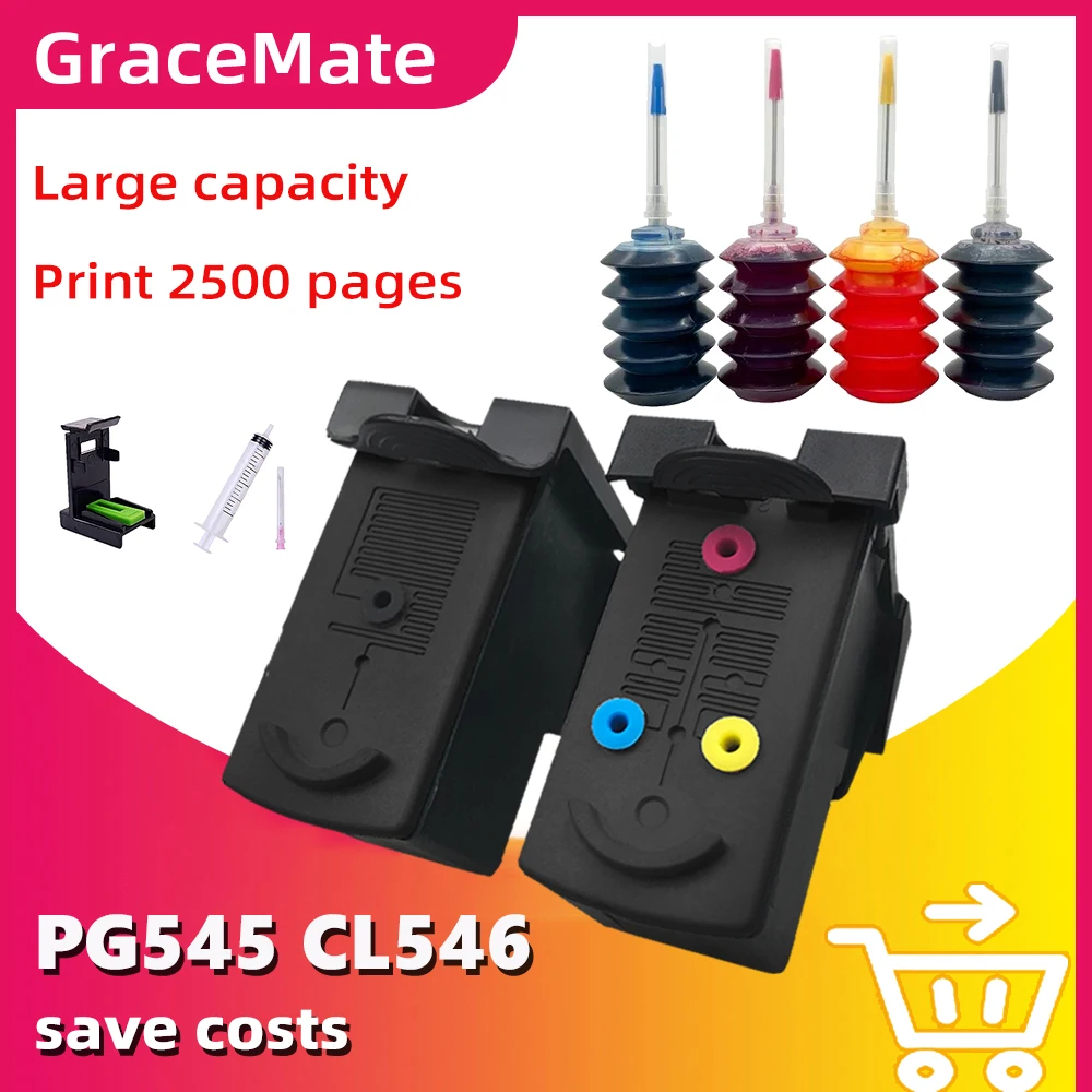 

pg545 cl546 Compatible for Canon PG545 CL546 Ink Cartridge for Pixma MG3050 MG2550 MG2450 MG2550S MG2555s MG2940 MG2950 MX495